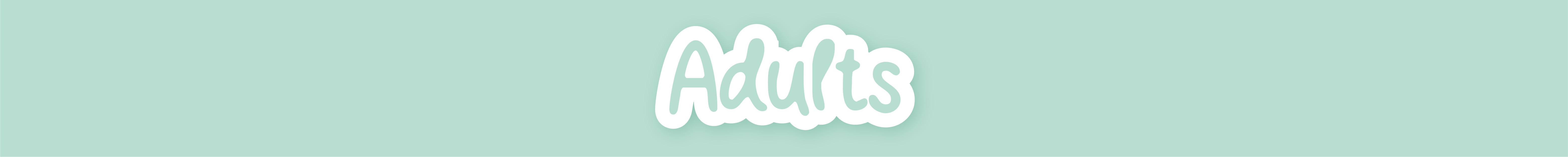plain banner with text: ADULTS in it, marks the part of the site only for adults with adult content